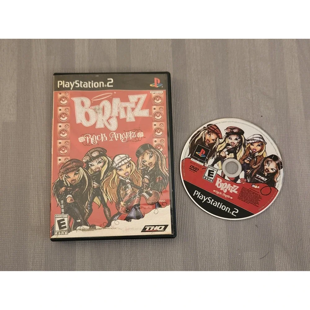 Bratz Rock Angelz PS2 PlayStation 2 Game THQ 2005 Retro Y2K